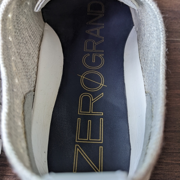 Men's Cole Haan ZEROGRAND Wingtip Oxford Stitchlite in Light Heathered Oatmeal - Picture 6 of 9